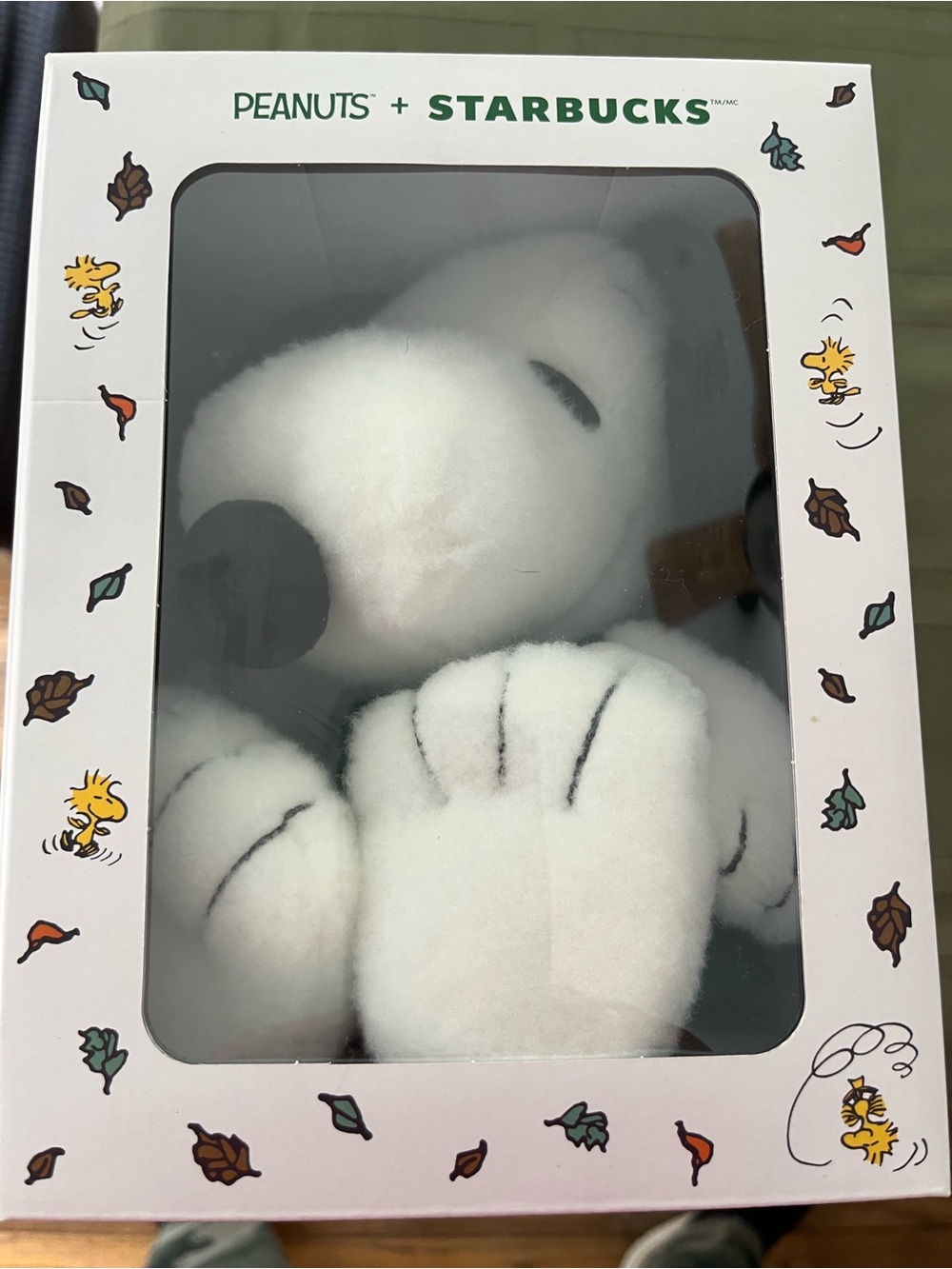 Peanuts x Starbucks White Snoopy Plush - Official Collaboration